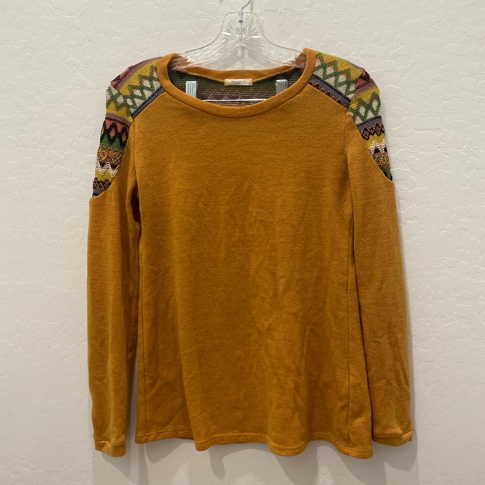 12 pm by mon ami embroidered blouse
